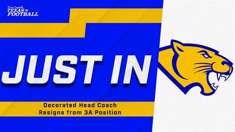 Decorated Head Coach Resigns from 3A Position
