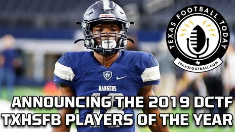 ANNOUNCEMENT: 2019 DCTF Texas High School Football Players of the Year