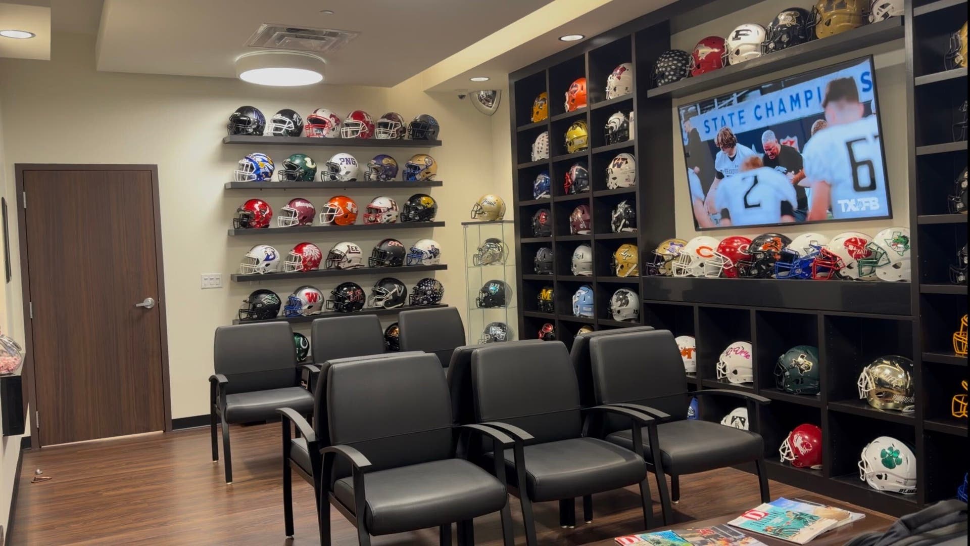 WATCH: The Largest TXHSFB Helmet Collection in the World