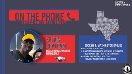 TexasFootball.com Interview: Booker T. Washington Head Coach Kelvin Chatham