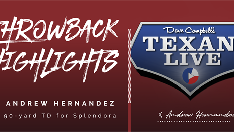 Throwback Highlights: Andrew Hernandez's 90-yard touchdown for Splendora