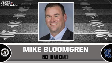 TexasFootball.com Interview: Rice Owls head coach Mike Bloomgren
