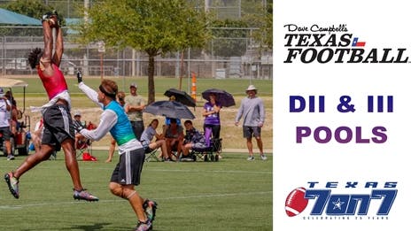 2022 Texas State 7-on-7 Tournament Pools — Division II and Division III