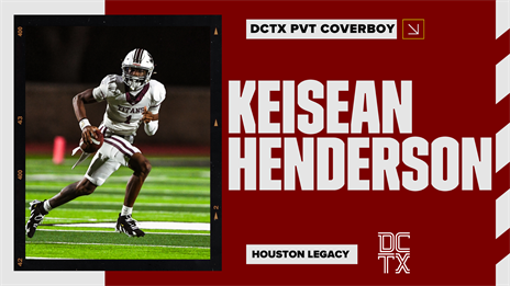 PVT Coverboy: Houston Legacy QB Keisean Henderson