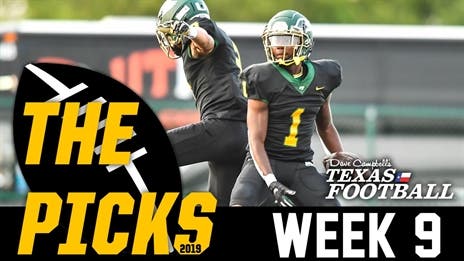 Texas high school football predictions 2019: Week 9