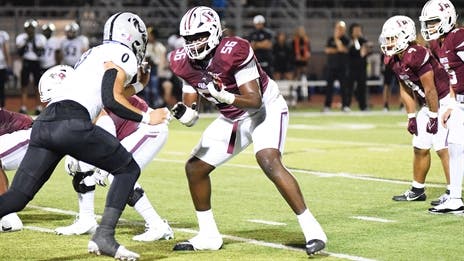 Steve Sarkisian and Brent Venables Watch Five-Star OT Michael Fasusi, Aggies Still Pushing