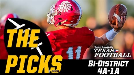 The Picks: EVERY 4A-1A Bi-District Playoff Game