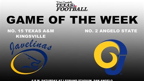 No. 2 Angelo State preps for No. 15 TAMUK for LSC supremacy