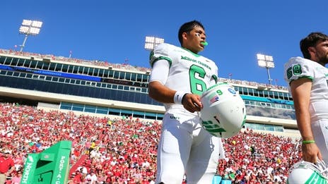 North Texas QB Mason Fine sets program record for career passing TDs