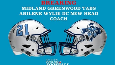 Midland Greenwood tabs Abilene Wylie DC new head coach