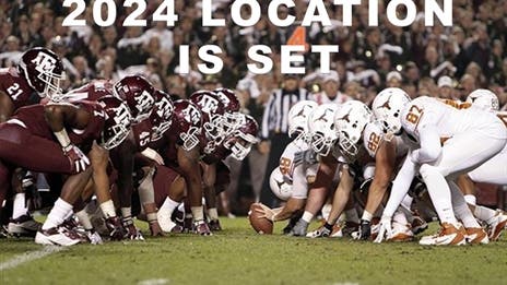 Report: Texas' 2024 schedule will include Texas A&M, Arkansas and Georgia