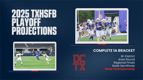 2025 TXHSFB Playoff Projections: Complete 1A Brackets