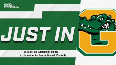 A Dallas Legend gets his chance to be a Head Coach