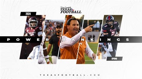 FBS Power Rankings entering spring practices favor Texas, Texas A&M
