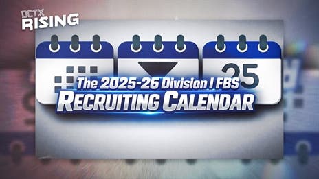 The 2025-26 Division I FBS Recruiting Calendar