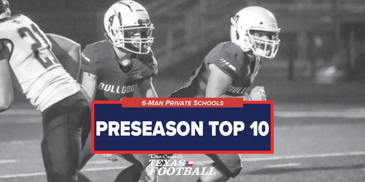 REVEALED: Top 10 Private School 6-Man Teams in Texas High School Football in 2023