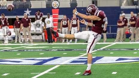 Texas A&M punter Braden Mann named finalist for Ray Guy Award