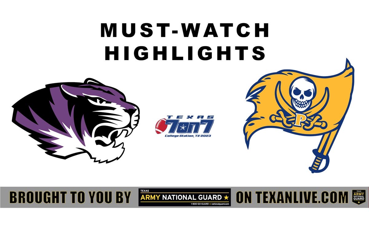 Highlights From Day 1 of State 7-on-7 presented by Texas Army National Guard: Jacksboro vs. Poth