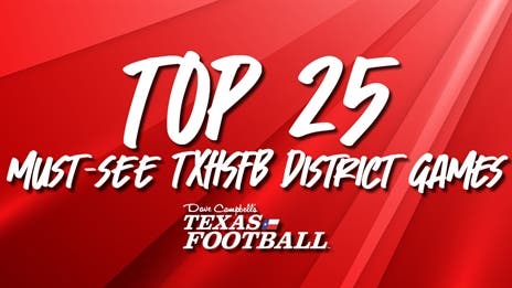 The 25 Must-See TXHSFB District Games in 2024