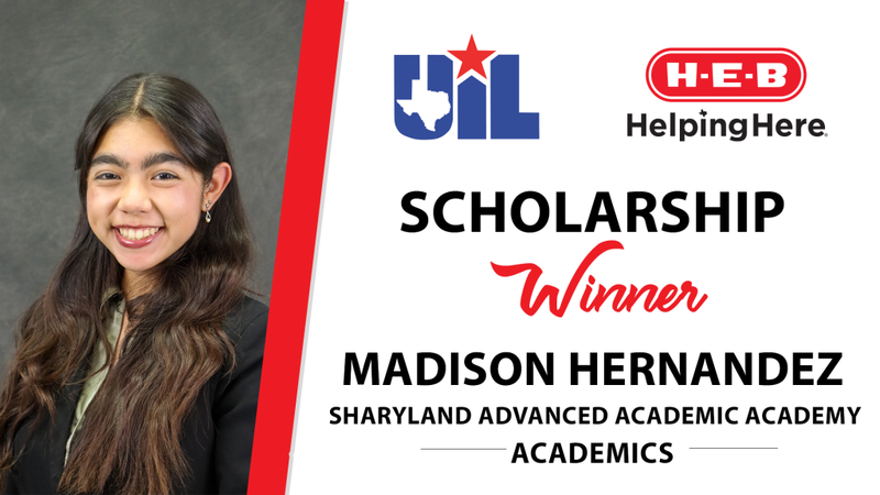 Madison Hernandez Heb Scholarship Winner