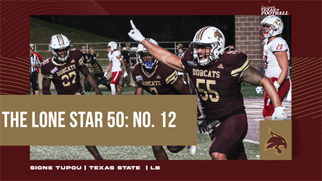 The Lone Star 50: No. 12 Sione Tupou shining star for Texas State