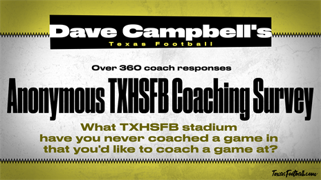 2021 DCTF Anonymous TXHSFB Coaching Survey: Stadiums