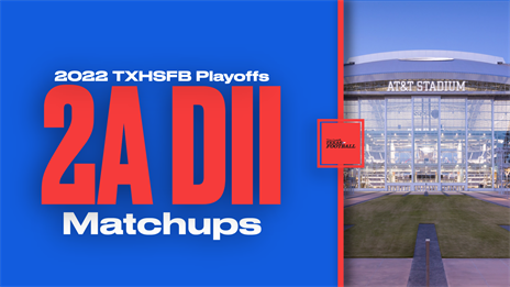 2022 Texas High School Football Playoff Matchups: 2A Division II