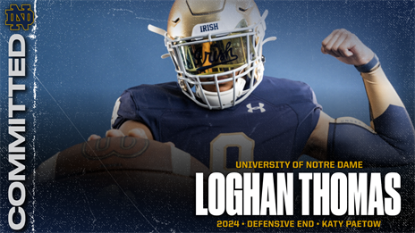 Four-Star DE Loghan Thomas Commits to Notre Dame