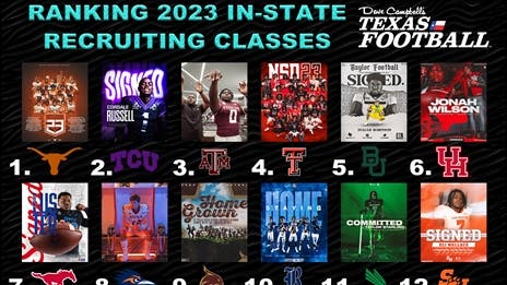 Ranking the 2023 In-State Recruiting Classes: Texas Lands at No. 1