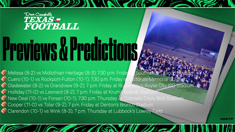 Small School Mega Playoff Preview and Predictions: Area Round