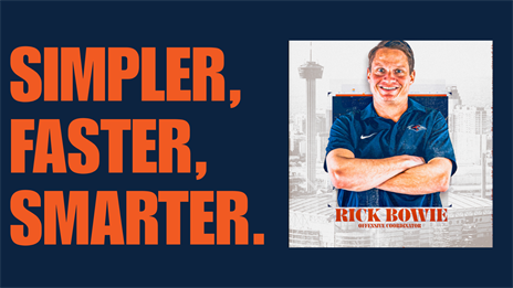 Simpler, Faster, Smarter: Rick Bowie Reshapes UTSA’s Offense