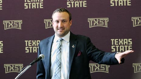 Texas State football introduces head coach Jake Spavital with promise of wins