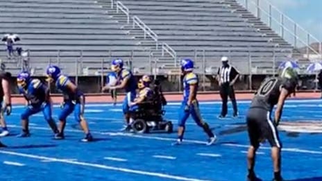 MUST WATCH: Edcouch-Elsa and Pharr Valley View help teammate's dream come true