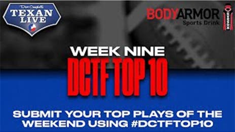 Top 10 Texas High School Football Plays of the Week presented by BODYARMOR: Week 9