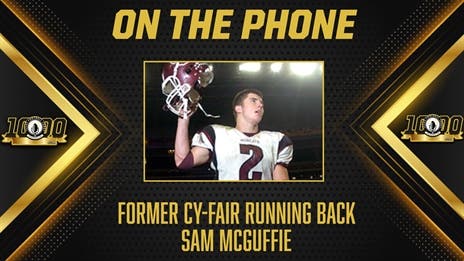 TFT1000: Former Cy-Fair RB and first-ever TXHSFB viral sensation Sam McGuffie