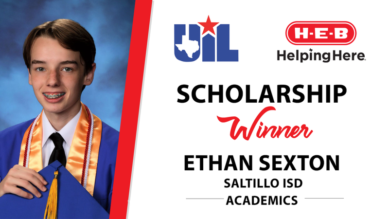 Ethan Sexton Heb Scholarship Winner