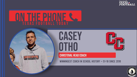 TexasFootball.com Interview: Christoval head coach Casey Otho