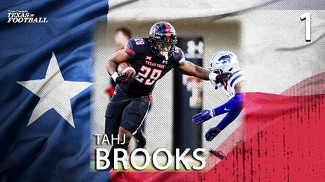 Lone Star 50: Tahj Brooks on quest to become Texas Tech's best