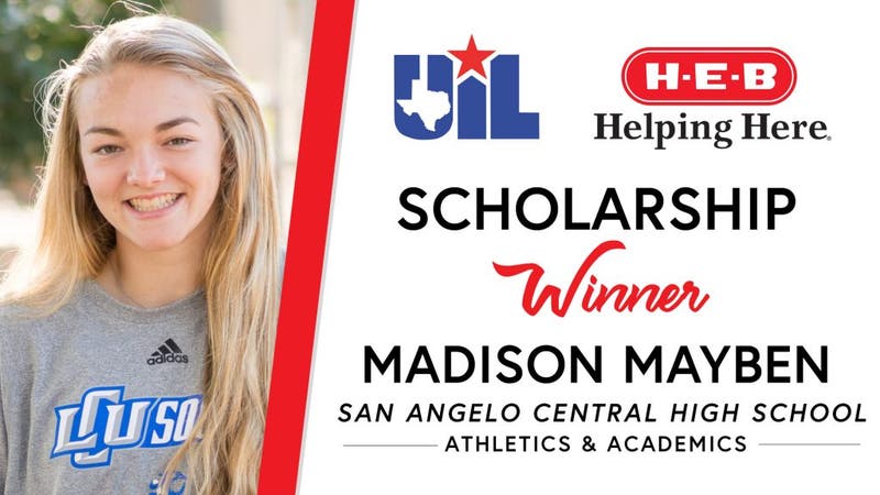 UIL Scholarship recipient Madison Mayben of San Angelo Central High School.