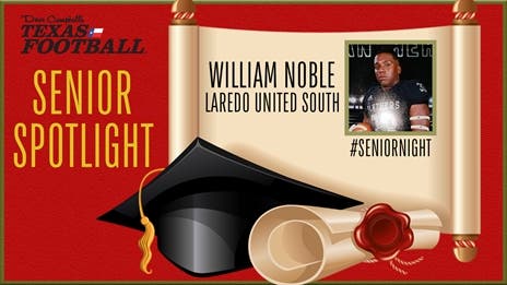 Senior Night: Laredo United South football star William Noble!