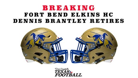 Fort Bend Elkins HC Dennis Brantley Retires