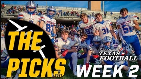 Texas High School Football Predictions: Week 2, 2021