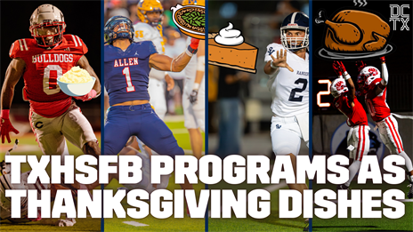 TXHSFB Programs as Thanksgiving Dishes
