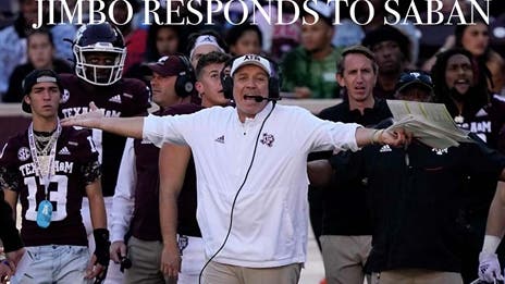 Jimbo Fisher responds to Nick Saban's allegations of buying players