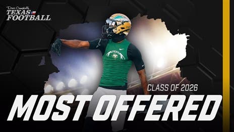 Updated: The Five Most Offered 2026 Prospects in Texas