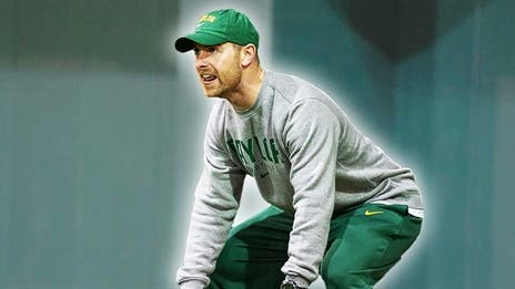 Matt Powledge last called a defense during a powderpuff game nearly 20 years ago