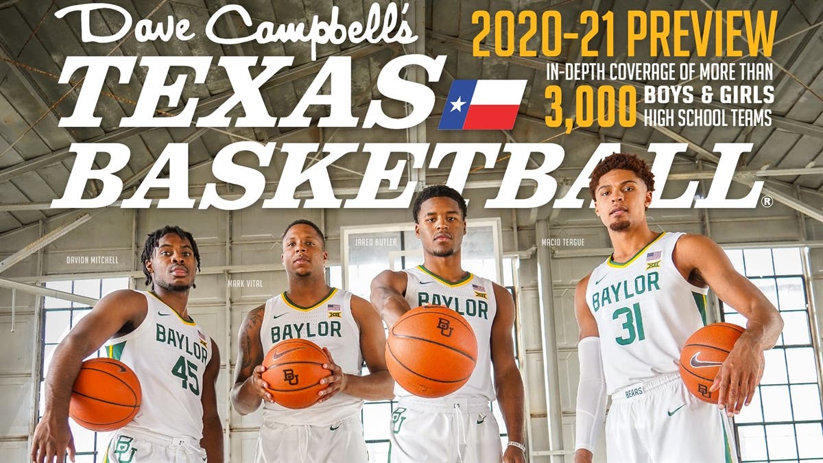 REVEALED:  2020-21 Dave Campbell's Texas Basketball Cover
