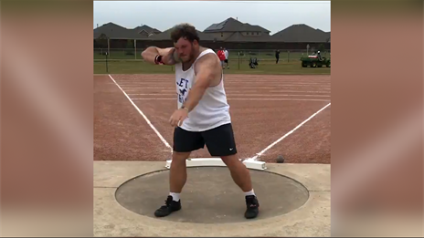 Watch: Texas A&M Commit and Olympic Hopeful Bryce Foster Sets Insane Shot Put PR