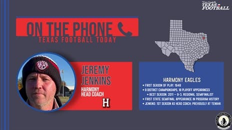 TexasFootball.com Interview: Harmony Head Coach Jeremy Jenkins