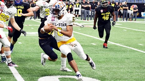 Team Gold Wins Thriller in San Antonio Sports All-Star Football Game Powered by H-E-B